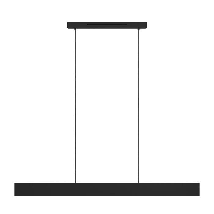 Ceiling Led Lamp Eglo Andreas, 2x19w, Rgb, 4320lm, Black, 117 X 7 X 110 Cm