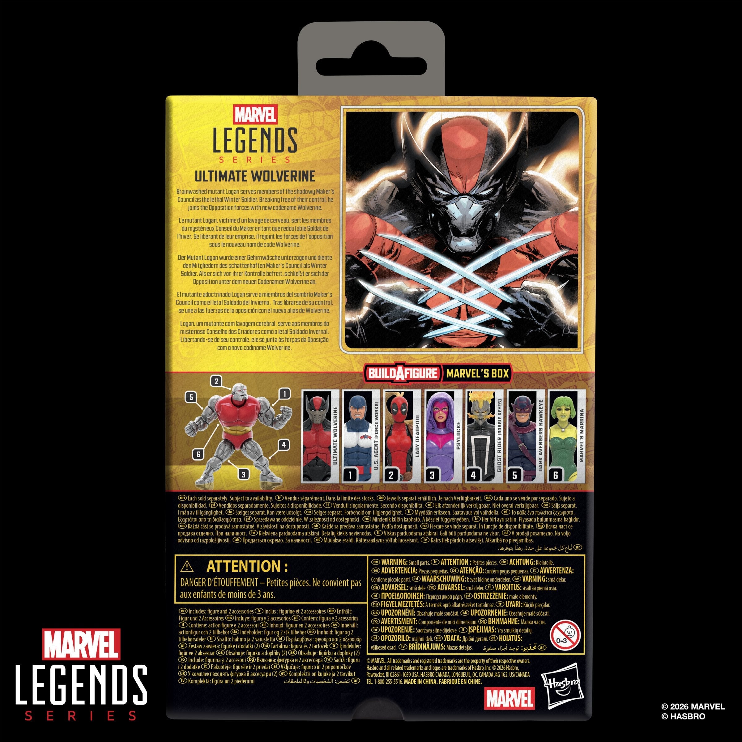 Figura Ultimate Wolverine Marvel Legends Series 15cm