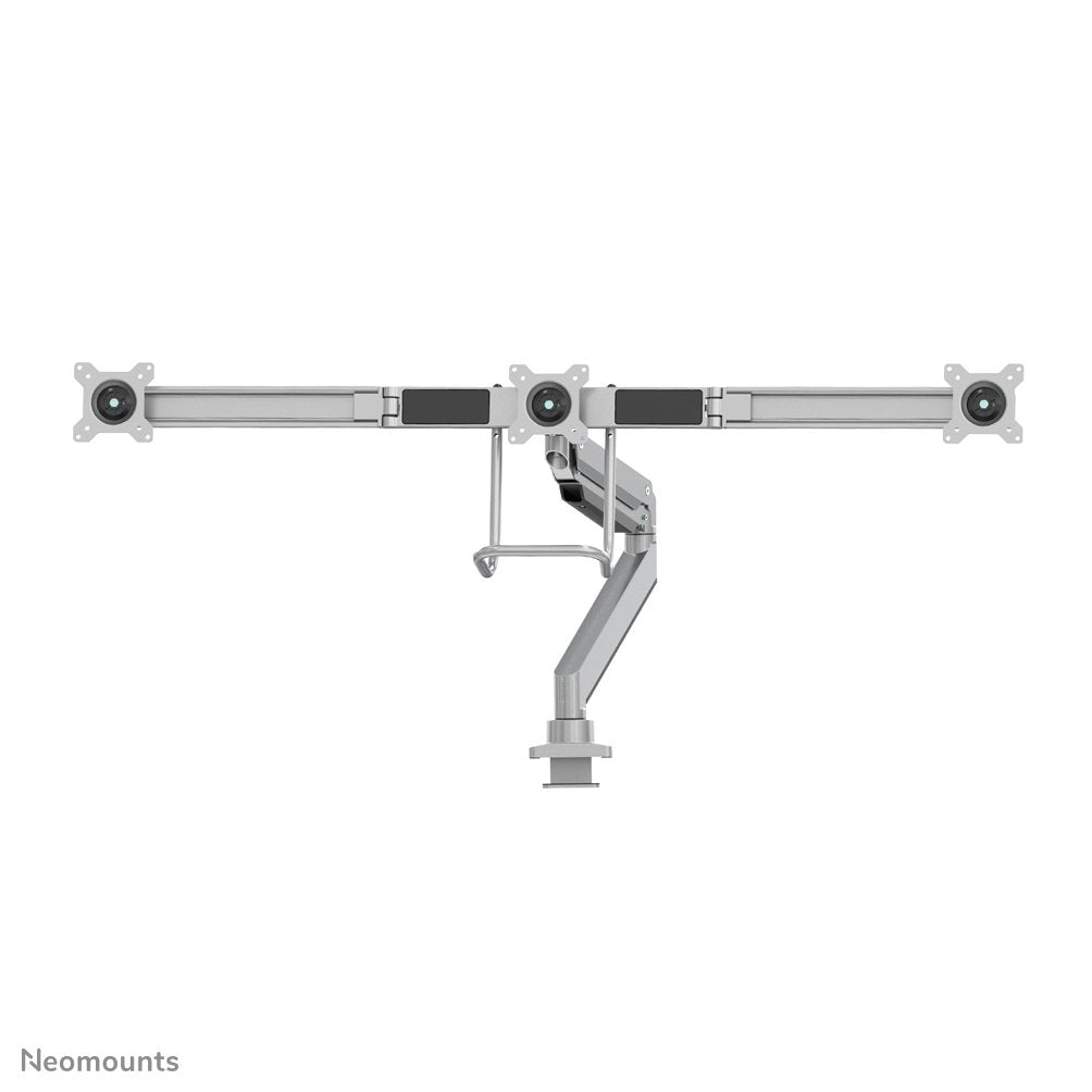 Soporte 3 Monitores Tis Neomounts 10-27" Silver  Max.15kg Nm-D775d