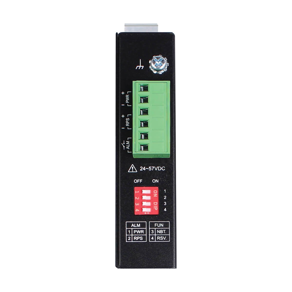 Eaton Tripp Lite Series Industrial Gigabit Ethernet Poe Injector 60w Poe++ 802.3bt Midspan 40c To +75c Ip30 Housing Dual 24~57vdc Din Rail 1 Port Inyector De Corriente (Montable En Carril Din) Ca 100-240 V 60 Vatios Negro