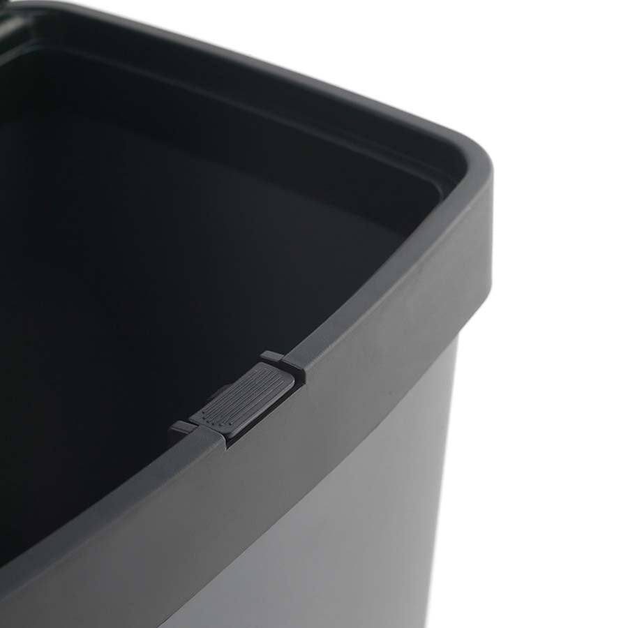 Cubo De Basura O Reciclaje 70l, Vertical, 2 Compartimentos, Papelera Residuos, 76 Cm, Fácil Gestión
