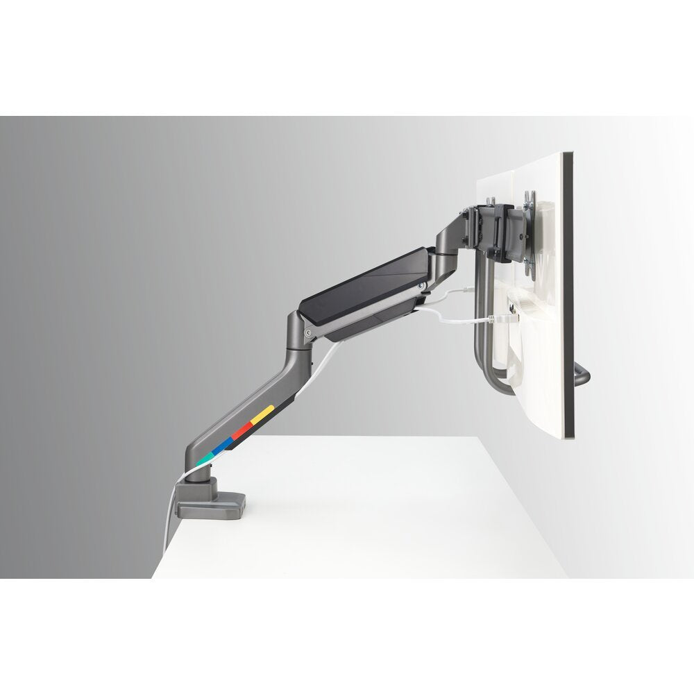 Soporte Kensington Monitorarm 32",2tft,2gel.Max.9kg,Gris Smartfit