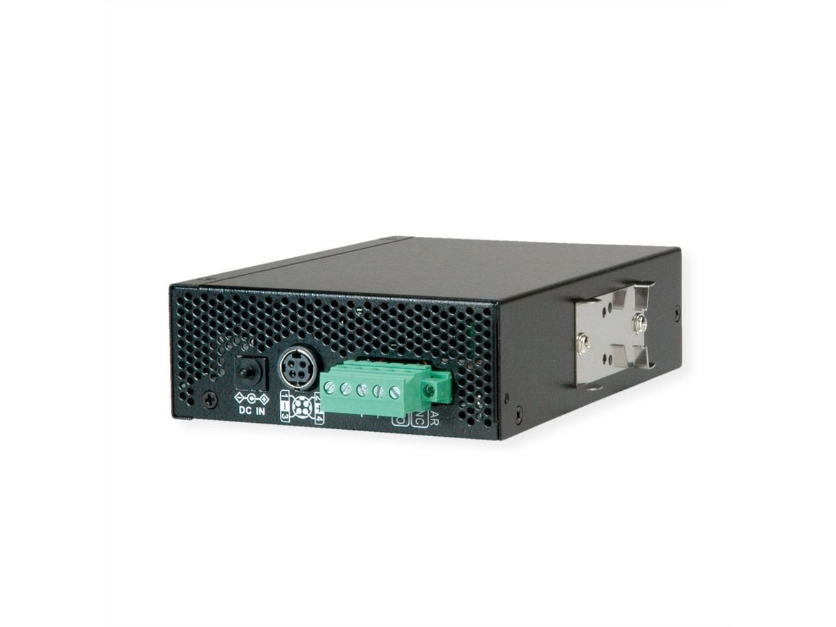 Industrial Convertidor Gigabit Ethernet - Dual Speed 100 1000 Fiber Con Poe Función