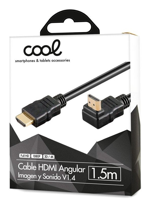 Cool Cable Hdmi A Hdmi Audio-Video  (1.5 Metros) Angular Ultra 4k