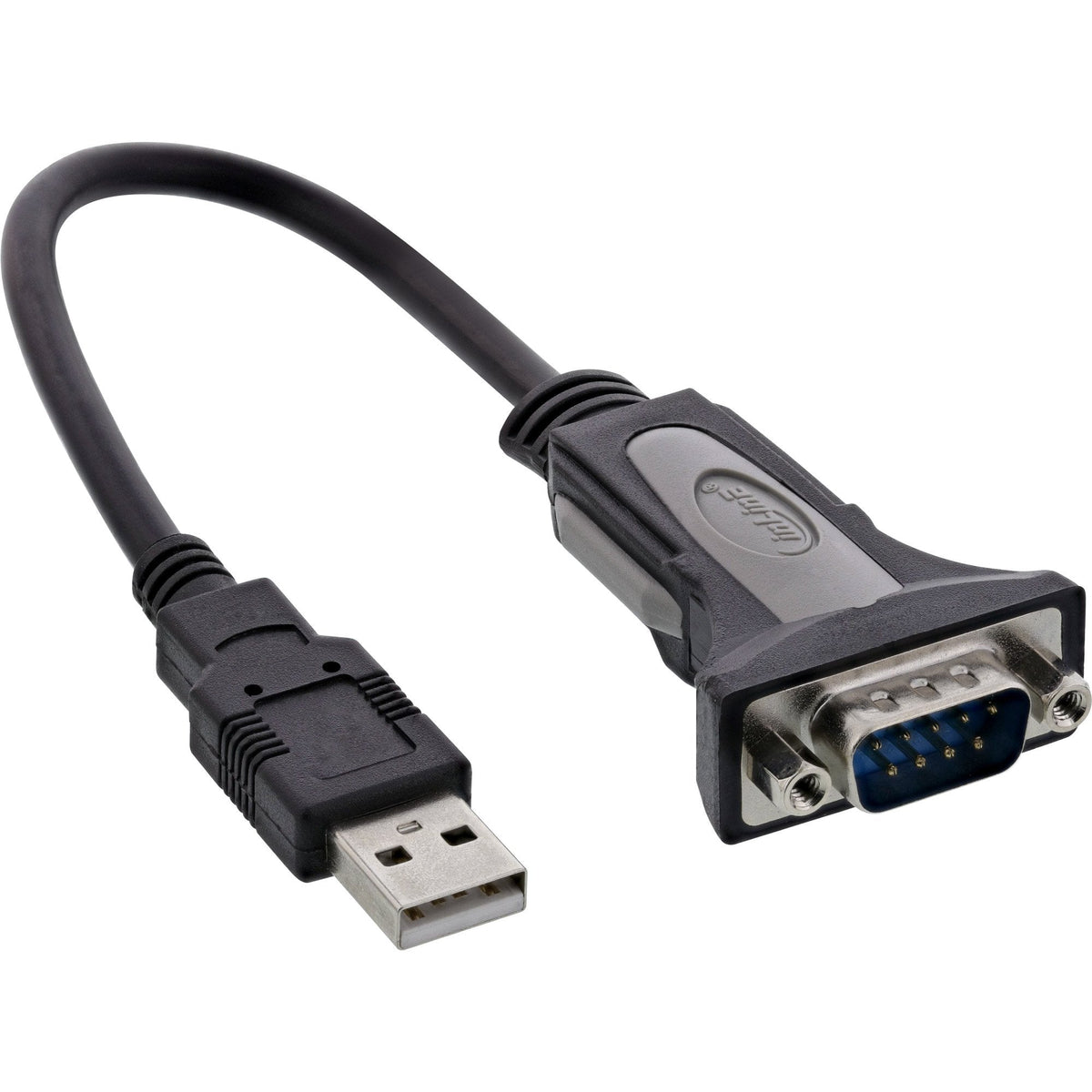 Adaptador Inline Usb 2.0 A Serie Usb Tipo A Macho A Db9 Macho 0,25 M