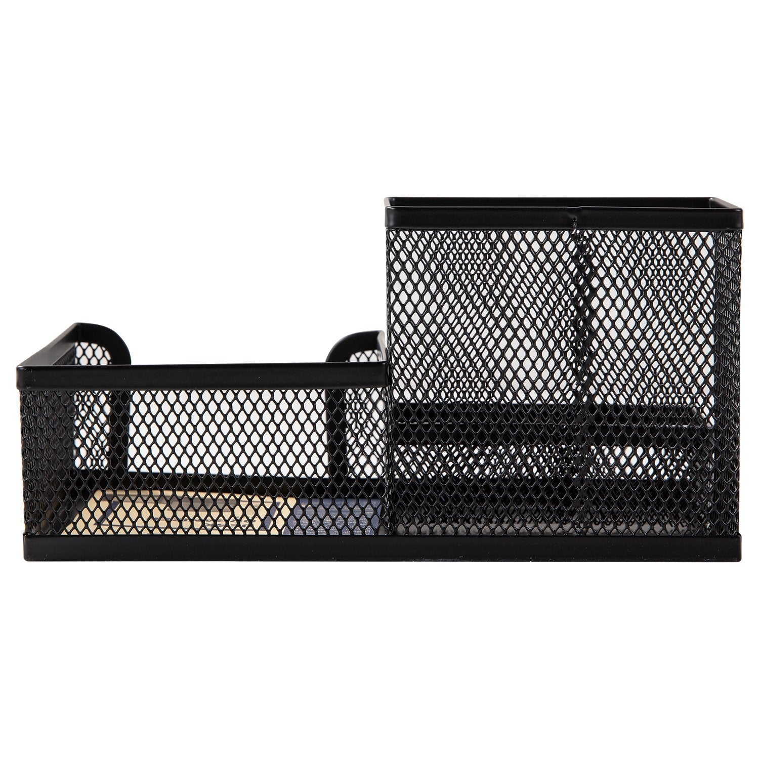 Deli Organizador Metalico De Rejilla Negro