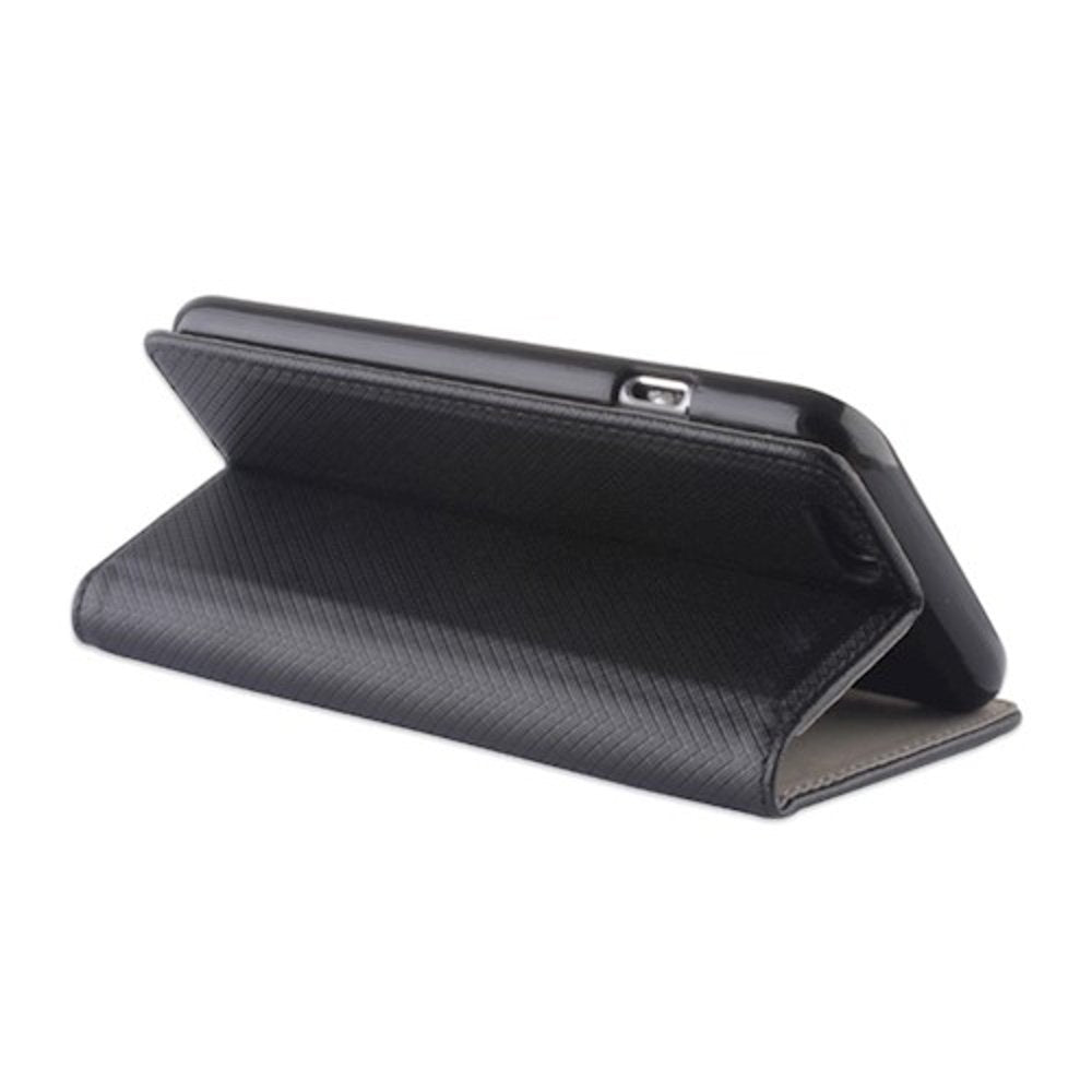 Funda Tipo Libro Con Soporte Magnética Negro Compatible Apple Iphone 13 - Jaym®