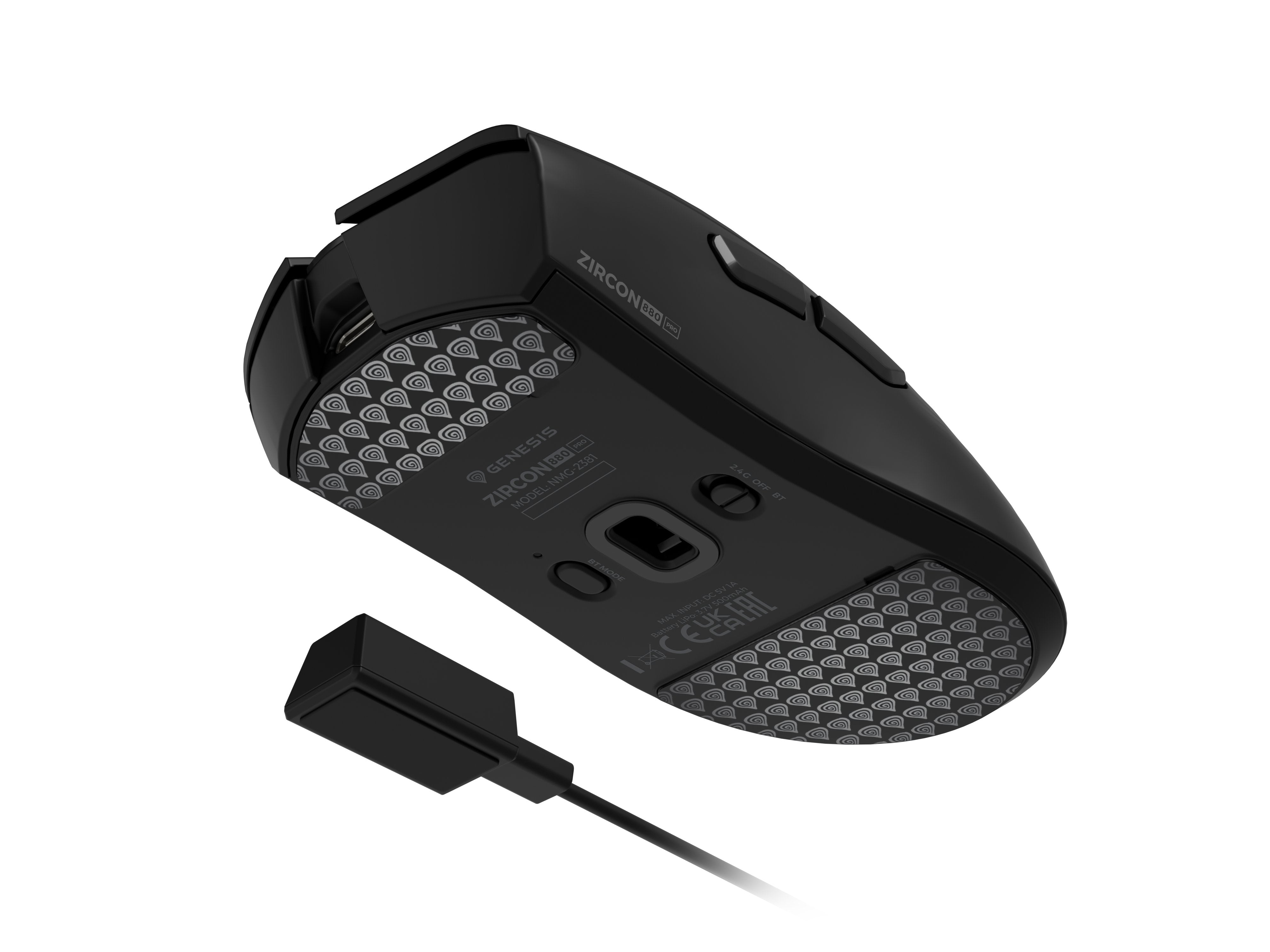 EAN 5901969449990 - GENESIS Zircon 880 Pro ratón Juego mano derecha RF Wireless + Bluetooth + USB Type-C Óptico 30000 DPI imagen 10