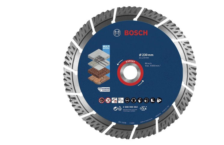 Expert Diamant-Trennscheibe ''Multimaterial'', Ø 230mm Für Grosse Winkelschleifer   Disco Amoladora