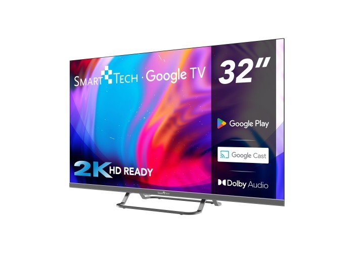 Televisión Led Smart Tech Hd 32   32hg01v Google Tv