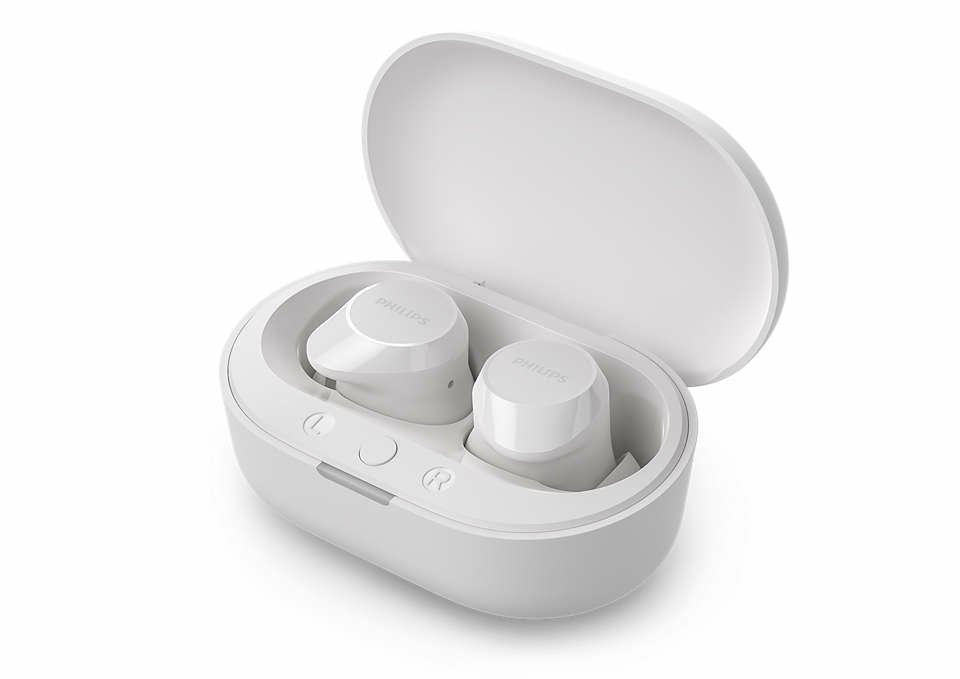 Auricular Botón Philips Tat1209wt/00 Blanco Bluetooth Ipx4