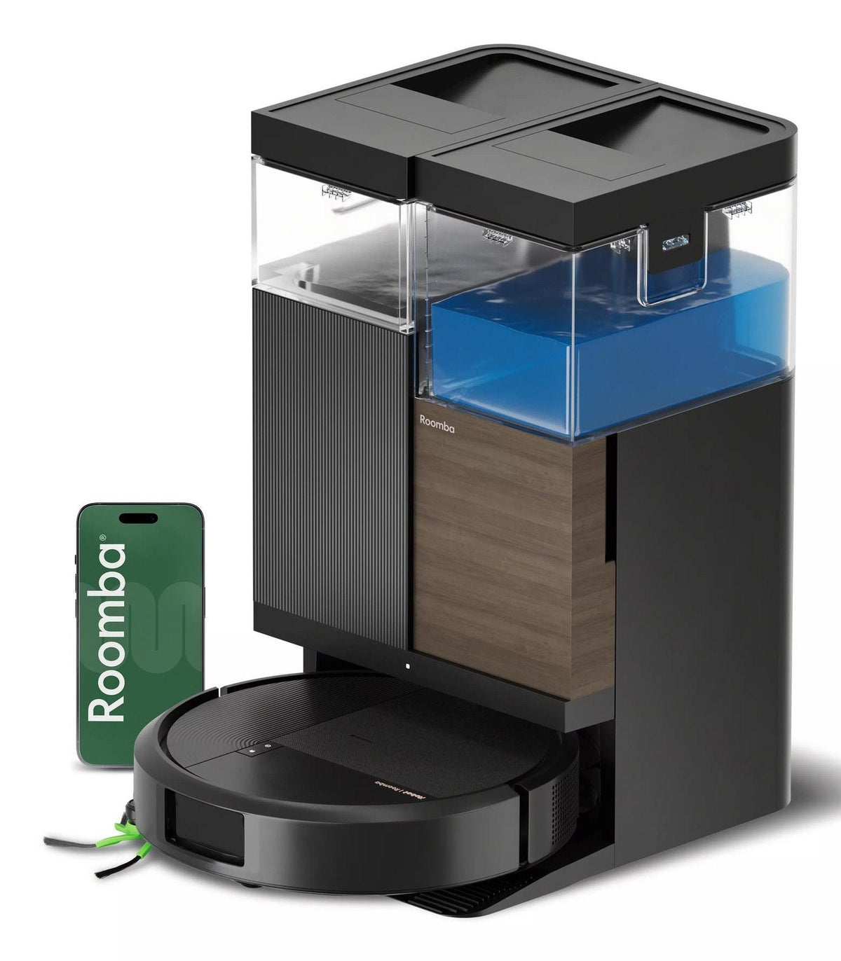 Aspirador Roomba 575 Combo Autowash Negro
