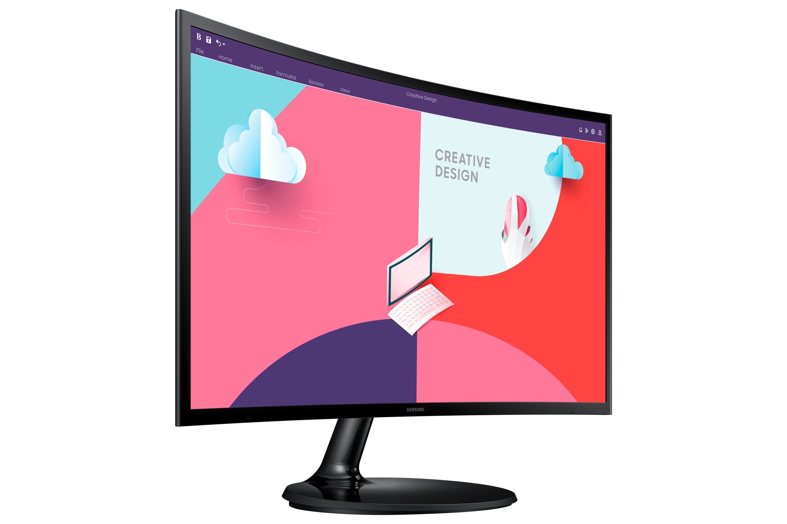 Monitor Samsung S27c360eau 27" Fhd Va 60hz 4ms Curved 250cd M2 3000:1 Hdmi