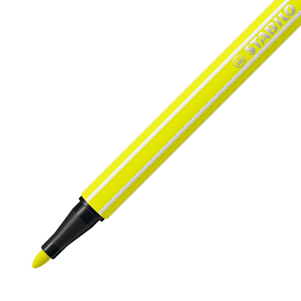Stabilo Pen 68 Rotulador Amarillo Fluorescente -10u-