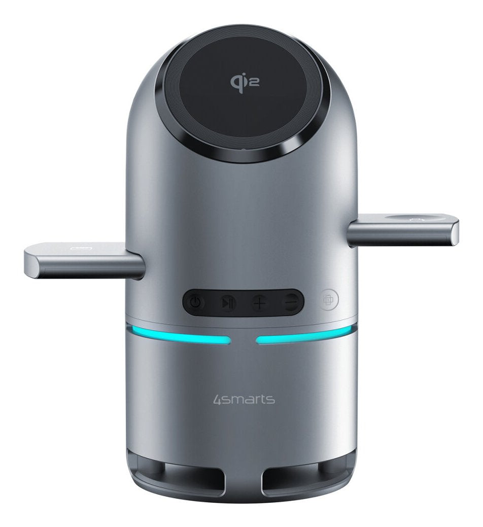 Stacja Ladujaca Chargebot Sound Qi2 Szara