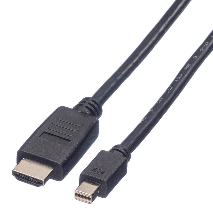 Value 11.99.5791 Adaptador De Cable De Vídeo 2 M Mini Displayport Negro