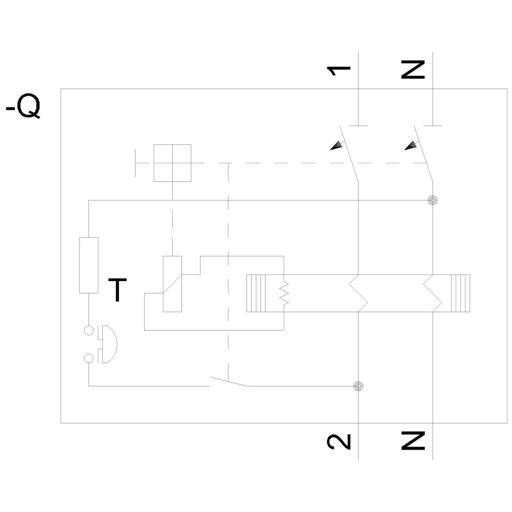 Siemens Fi-Schalter 2x25a 5sv33126 Typ A 25a 1+N-Pol 30ma 230v 2te