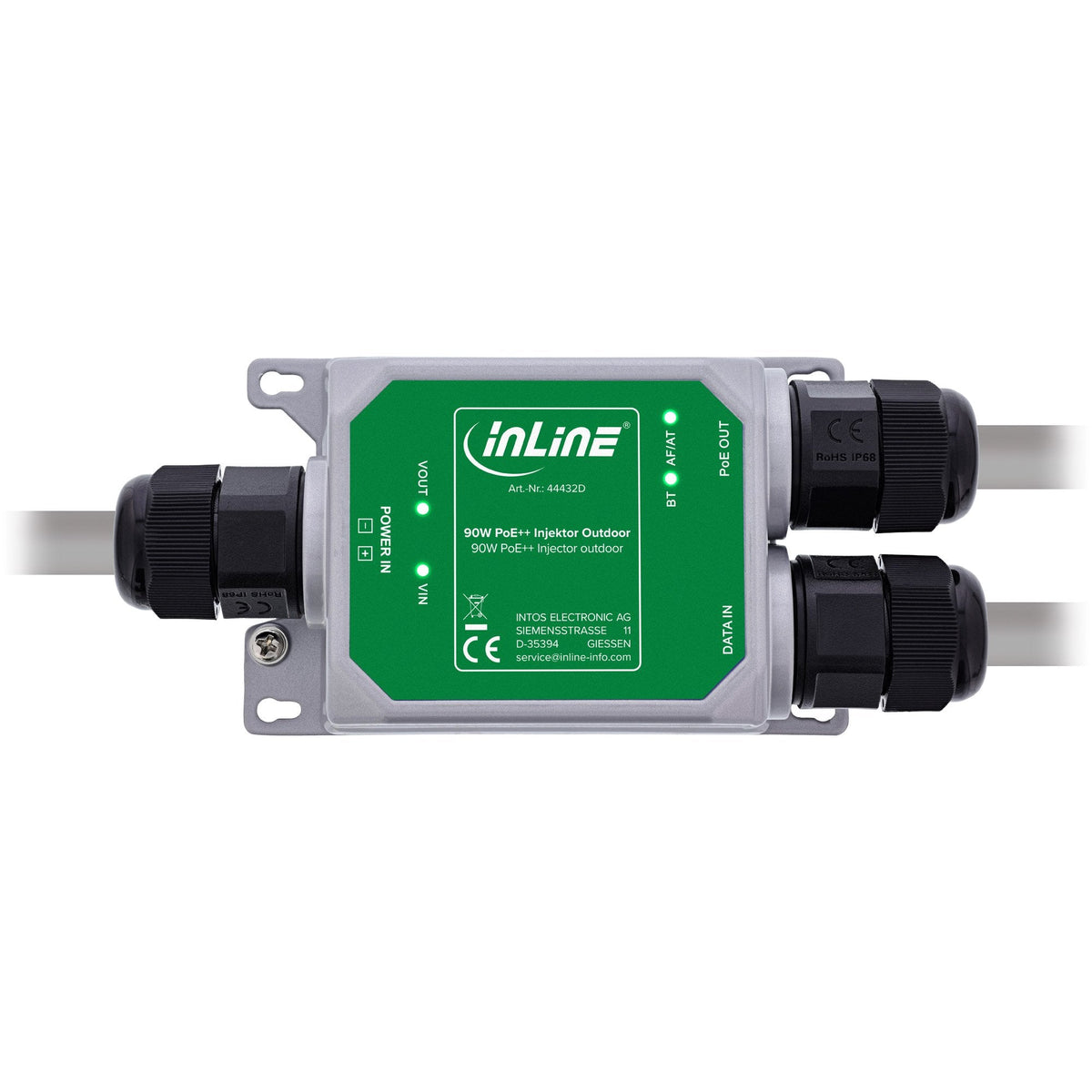 Inyector Poe++ Para Exteriores, 10 Gb/S, 90 W, Ip67  Inline®