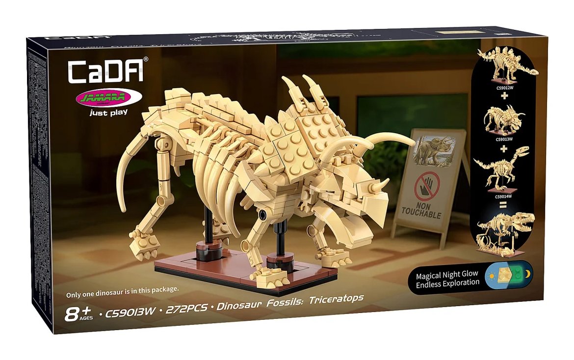 Jamara Cada Dinosaurier Fossil Triceratops Bricks 8+