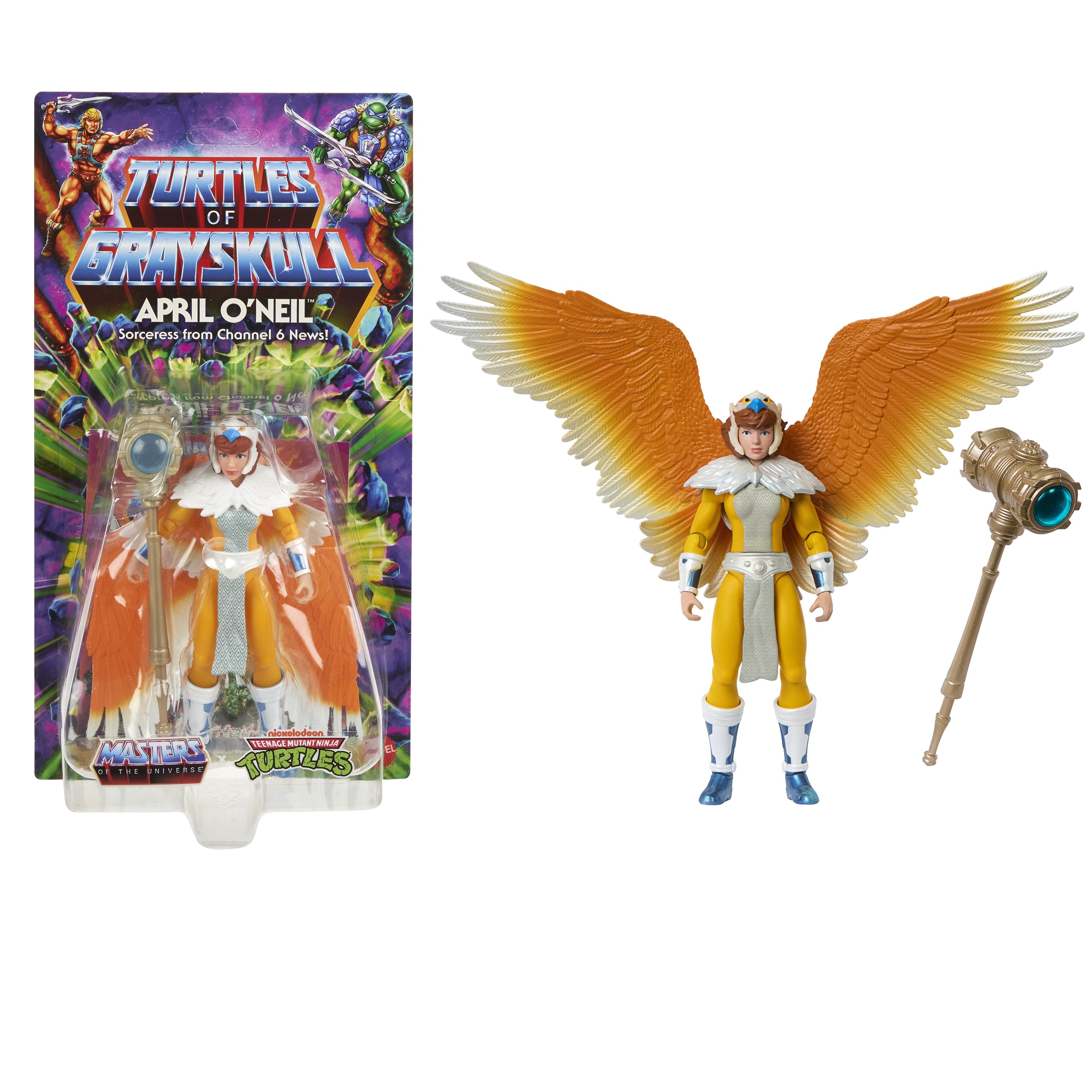 EAN 0194735190317 - Masters of the Universe Origins Turtles of Grayskull April O'Neil imagen 8