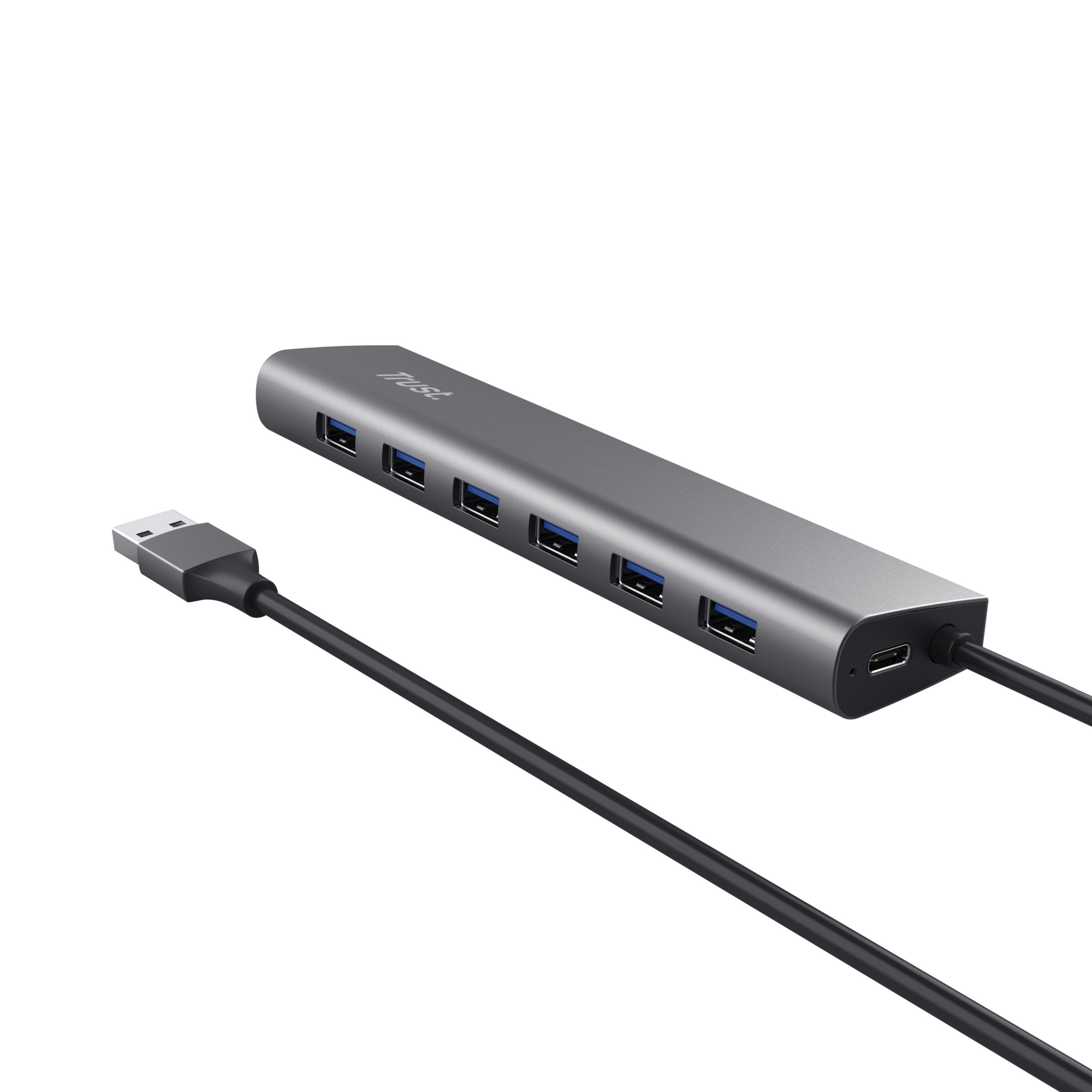 Hub Usb 3.2 Gen1 Trust Halyx 7xusb 1xusb-C