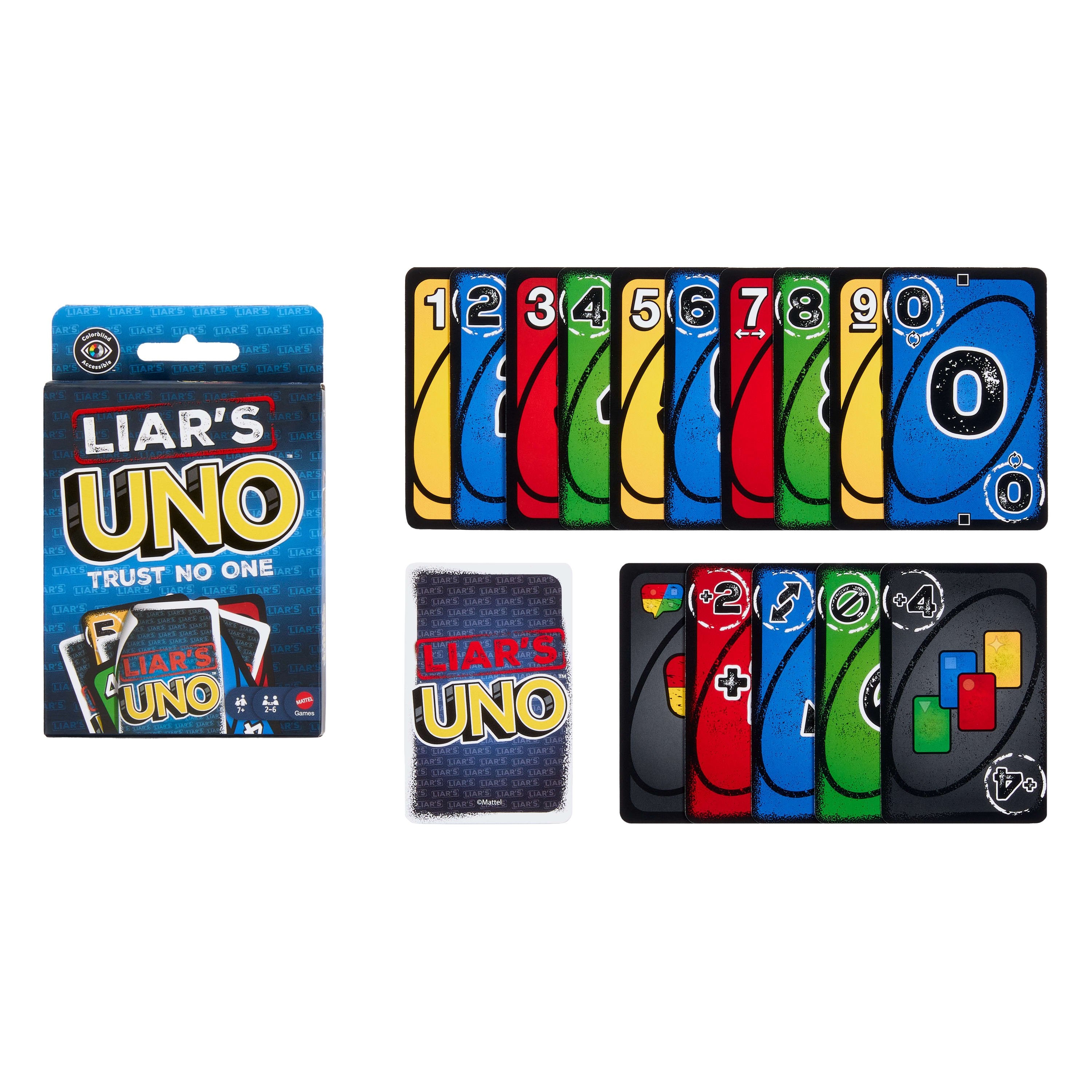 EAN 0194735364275 - Mattel Games JLH43 juego de tablero Liar's UNO Perder las cartas imagen 2