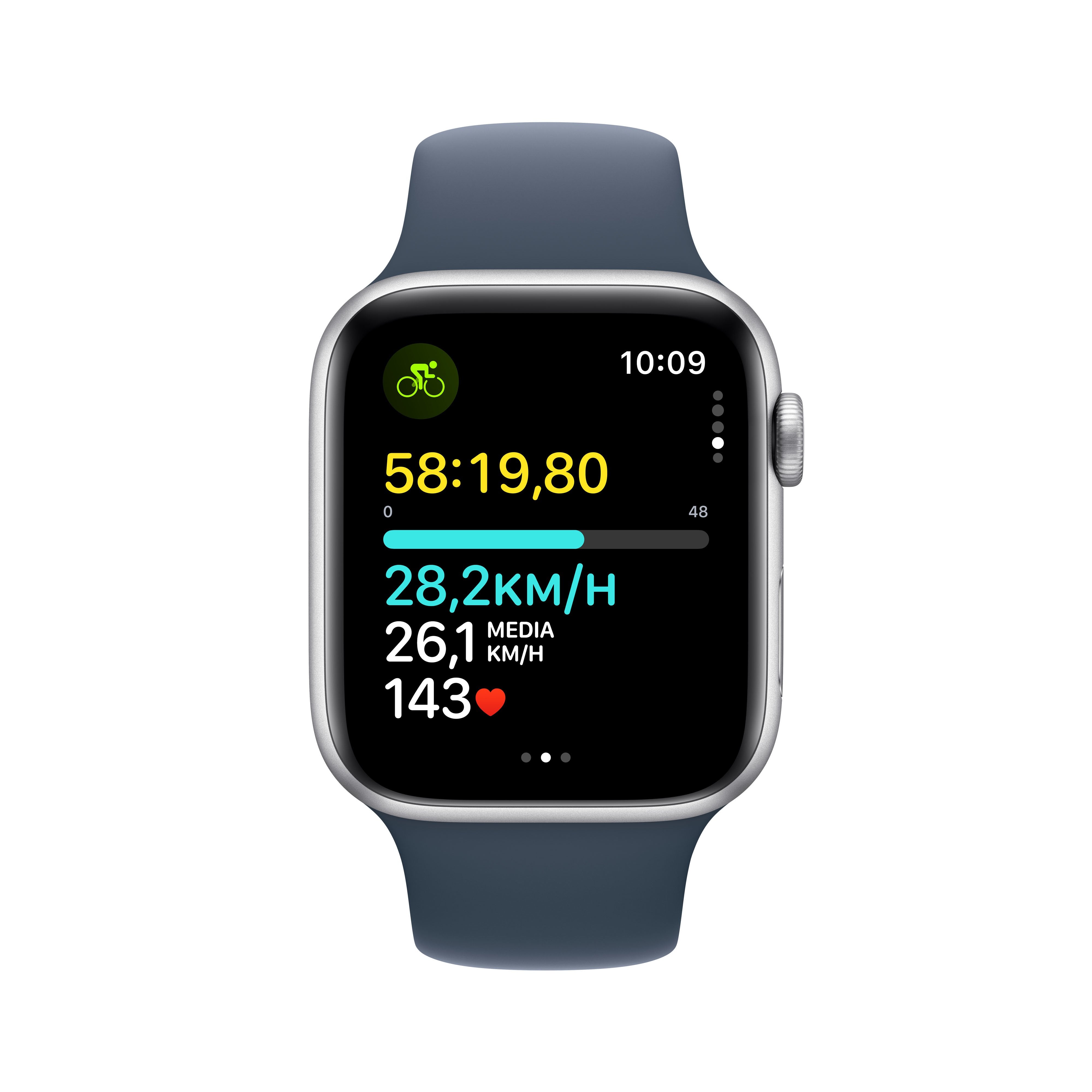 EAN 195949007576 - Apple Watch SE OLED 44 mm Digital 368 x 448 Pixeles Pantalla táctil 4G Plata Wifi GPS (satélite) imagen 4