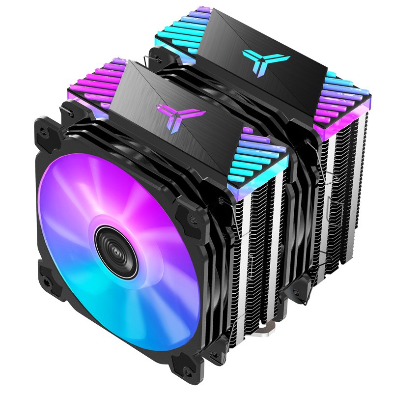 K Jonsbo Cr-2000 Gt Cpu Disipador Dual Tower, Argb - 2x 120mm, Negro