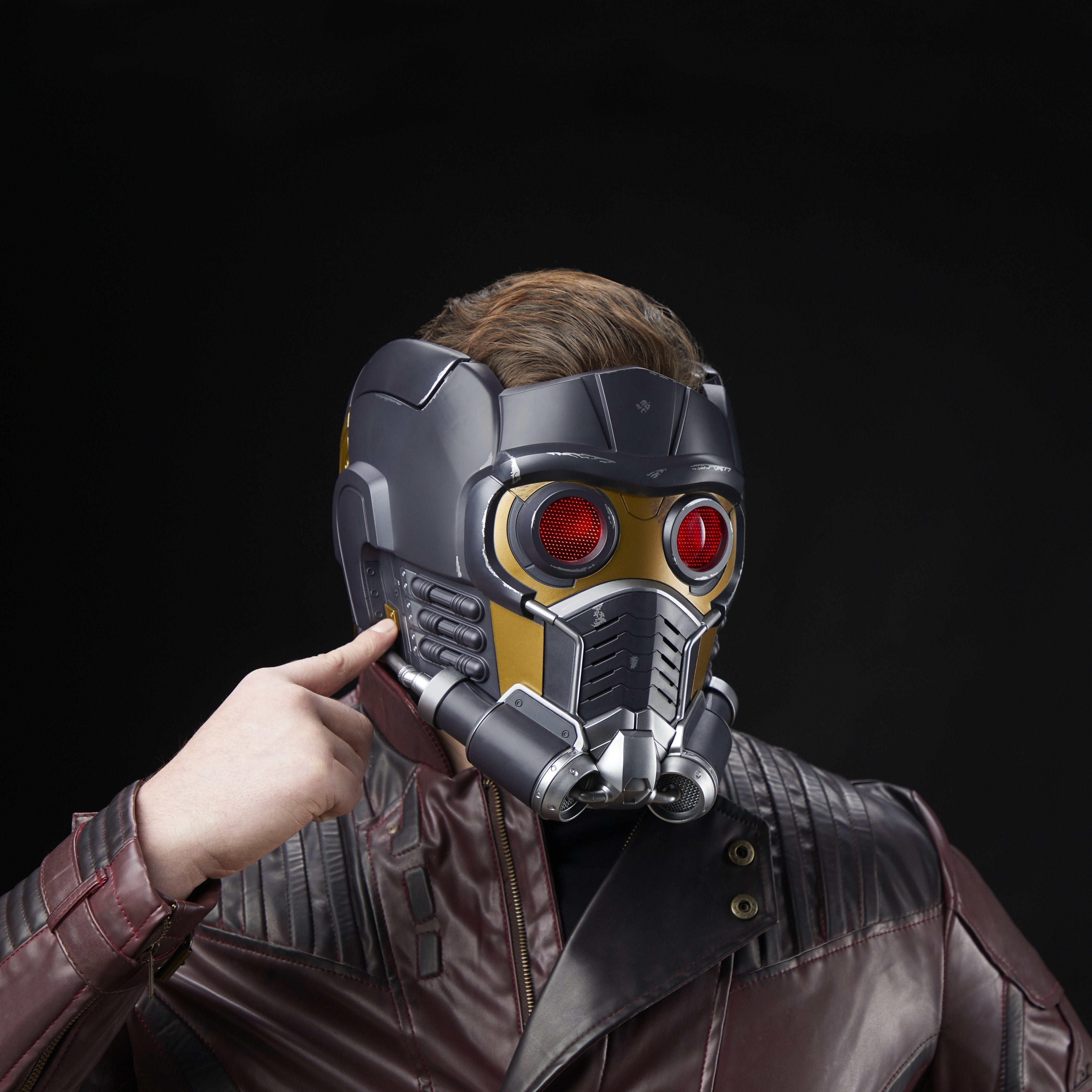 Replica Hasbro 1:1 Marvel Legends Infinty Saga Casco Electronico Star Lord