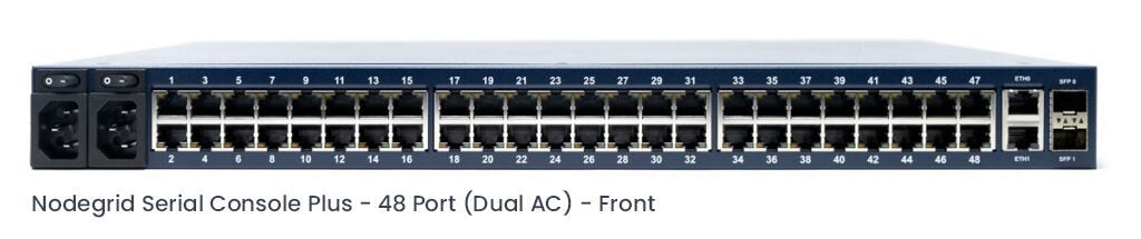 Nodegrid Serial Console Plus. 48-Port Cisco Rolled, Dual Zpe-Nscp-T48r-Stnd-Dac-4g