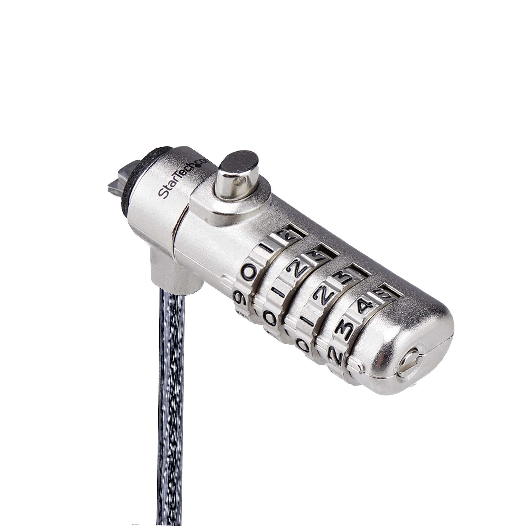 Slim Laptop Cable Lock 6.6ft - K-Slot Compatible Combination