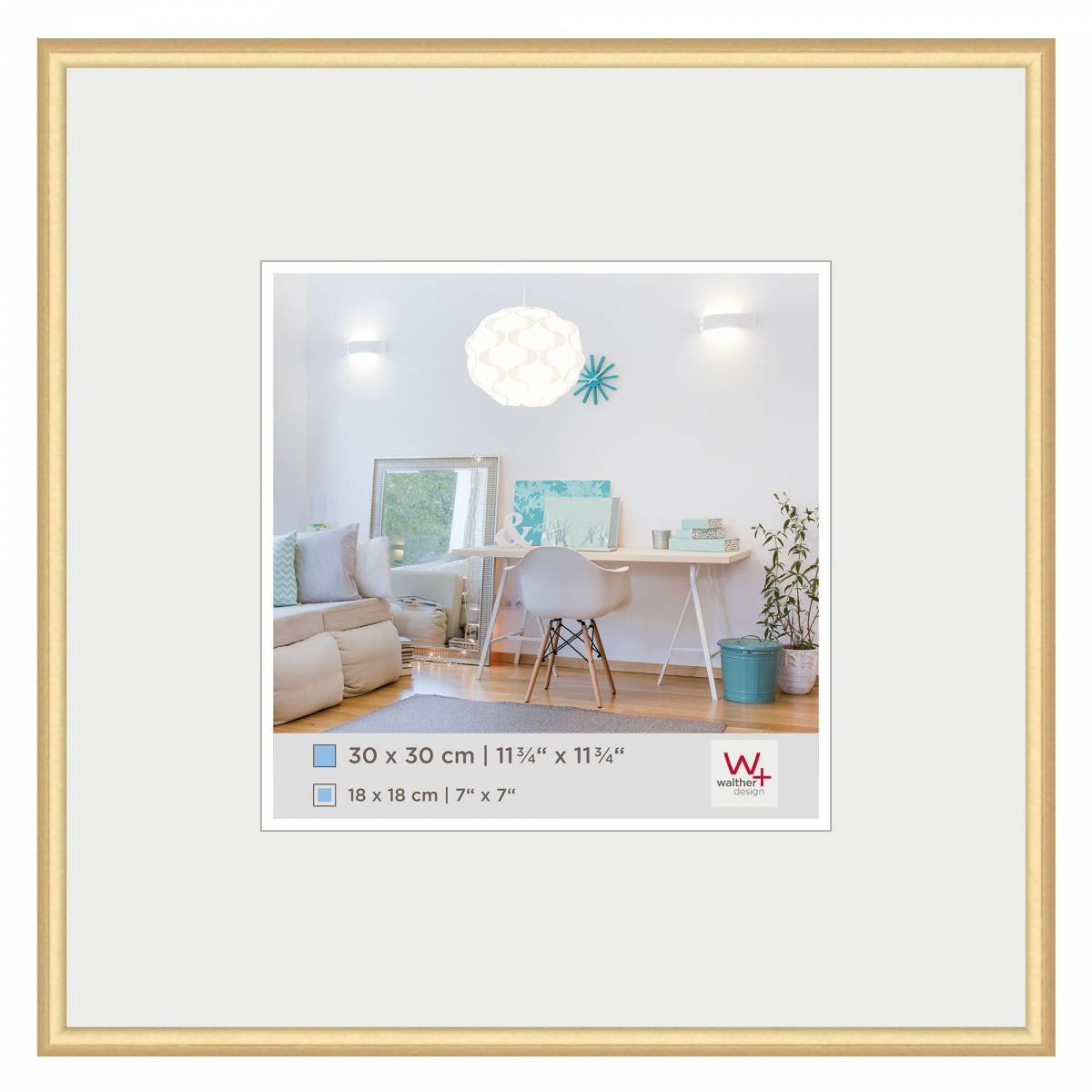 Walther New Lifestyle 30x30 Resina Dorado Kv330g