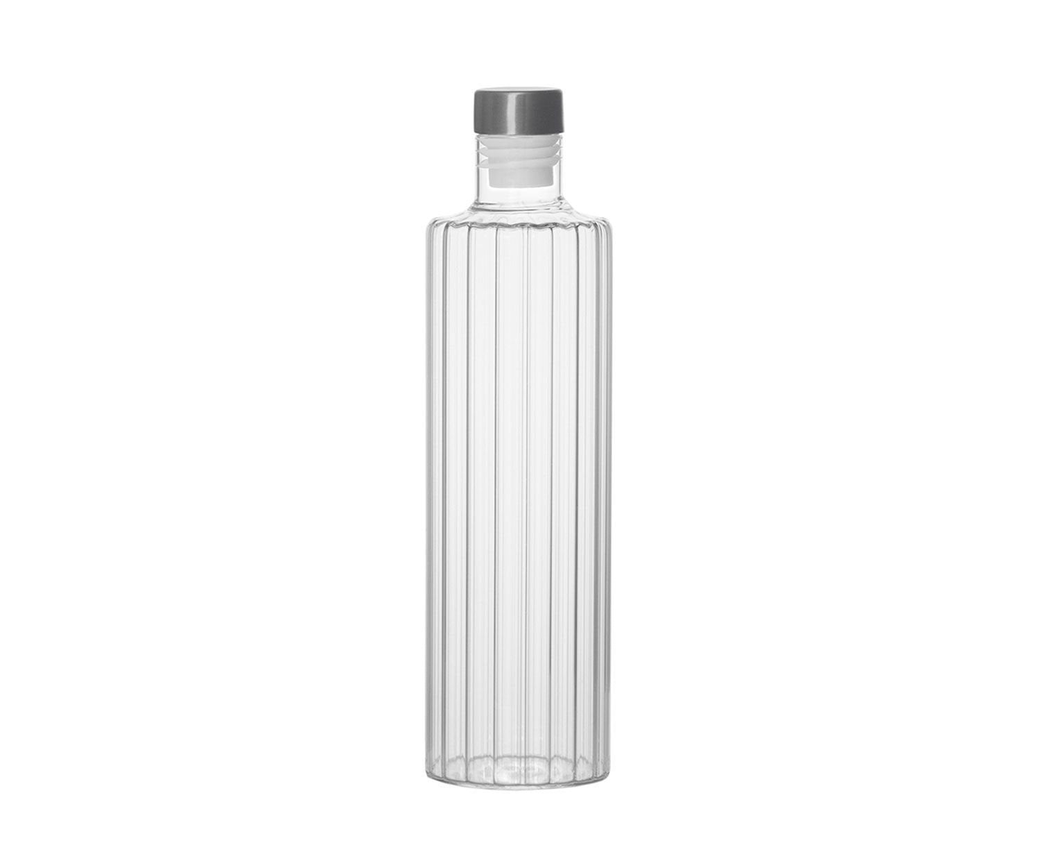 Botella Cristal, Tapon Inox 1 L