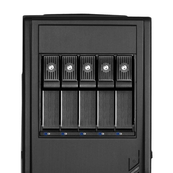 Marco Extraíble Silverstone Fs305-12g  Negro Sst-Fs305-12g