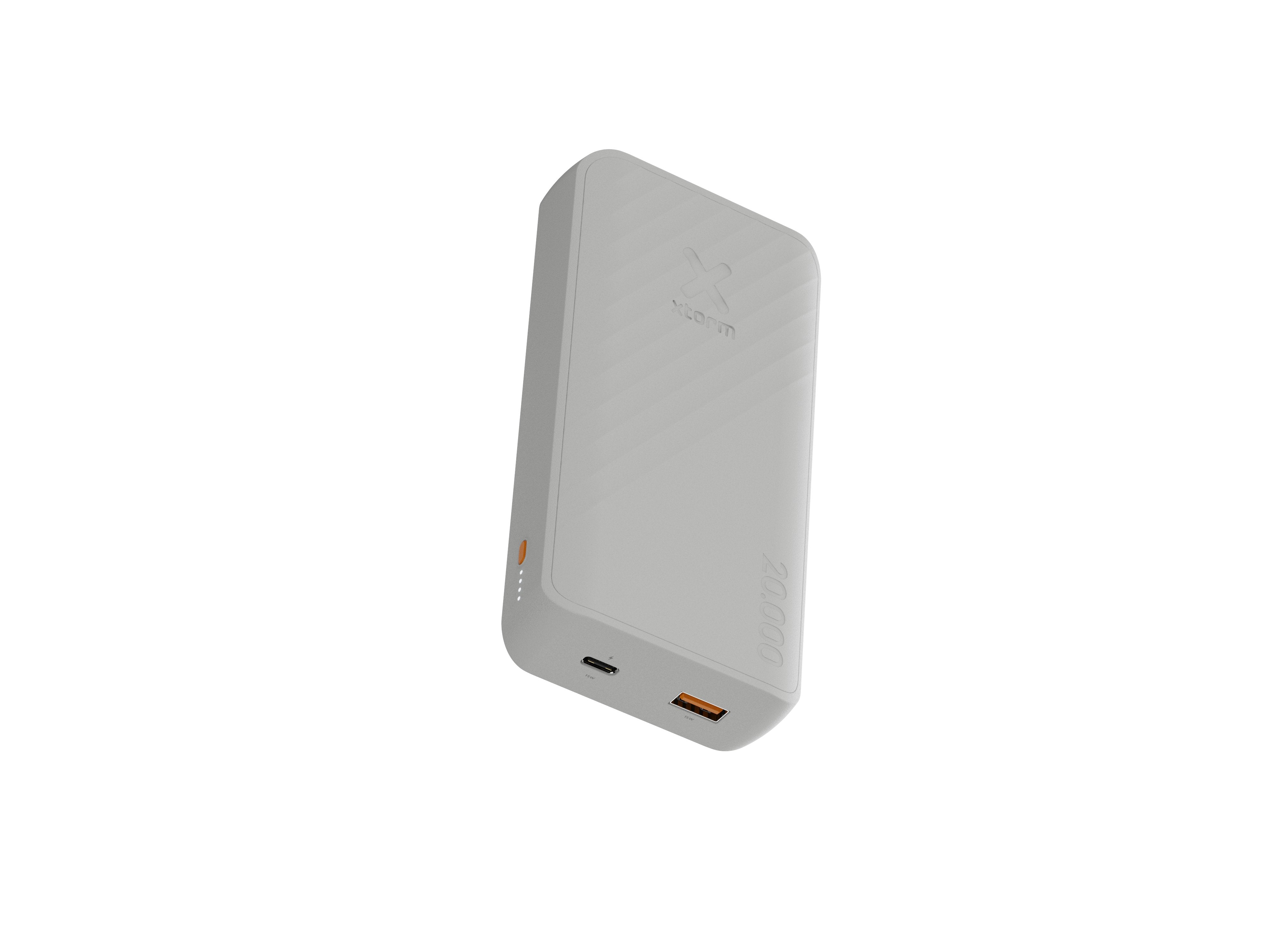 Power Bank Xg2200 Go2 15w 20000mah Blanco Ceniza Xtorm 15w/ 20000mah/ Carga Rápida/ Usb-C, Usb-A