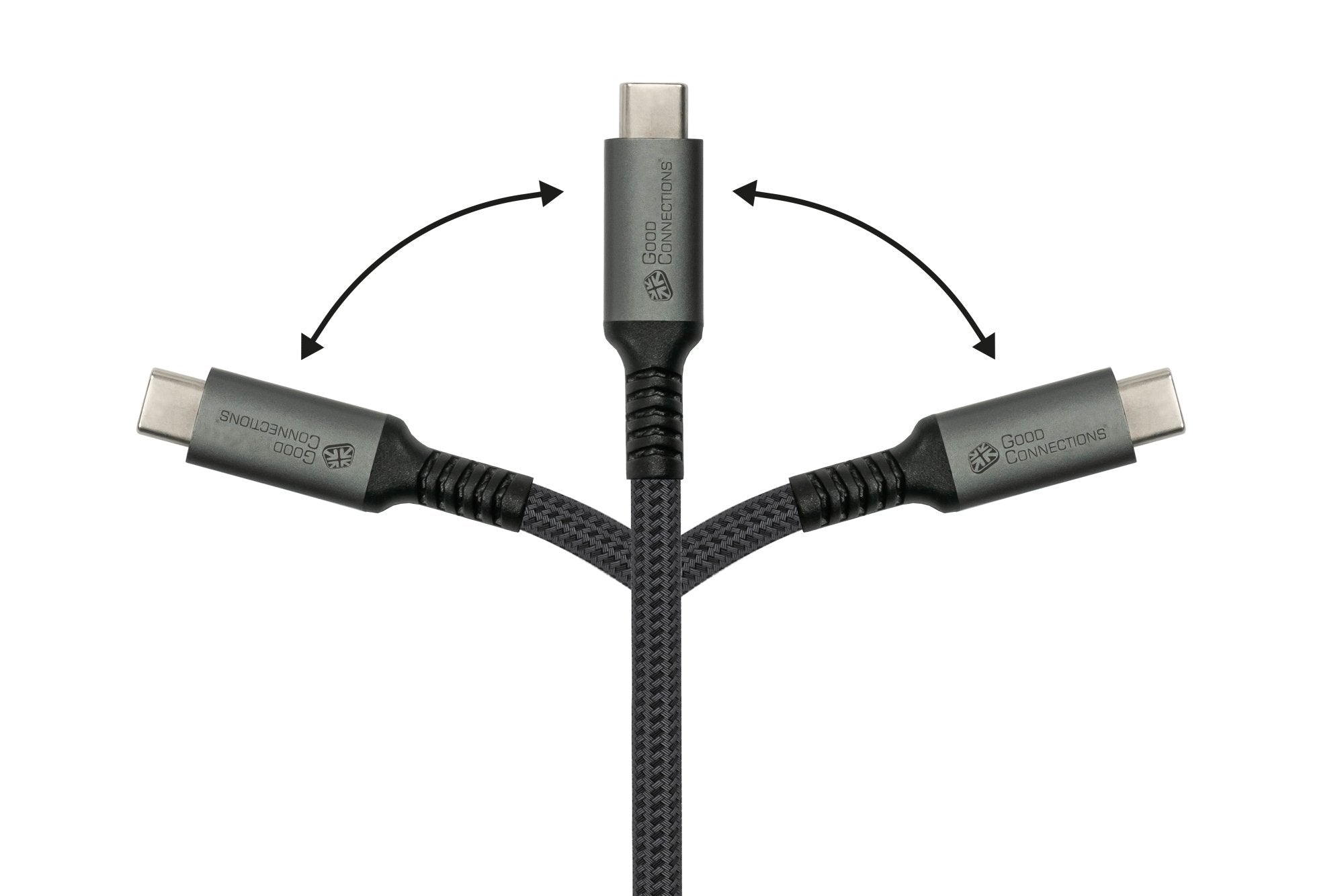 Cable Alcasa 2240-Cct005a  Usb Usb 2.0 2 M Usb C Negro