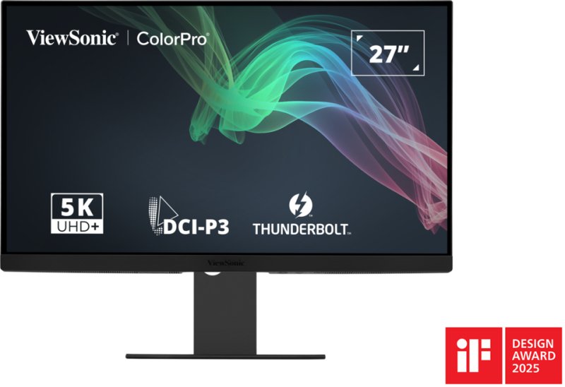 Monitor Viewsonic Vp2788-5k  27" 5120 X 2880 Pixeles 5k Ultra Hd Led Negro Vp2788-5k