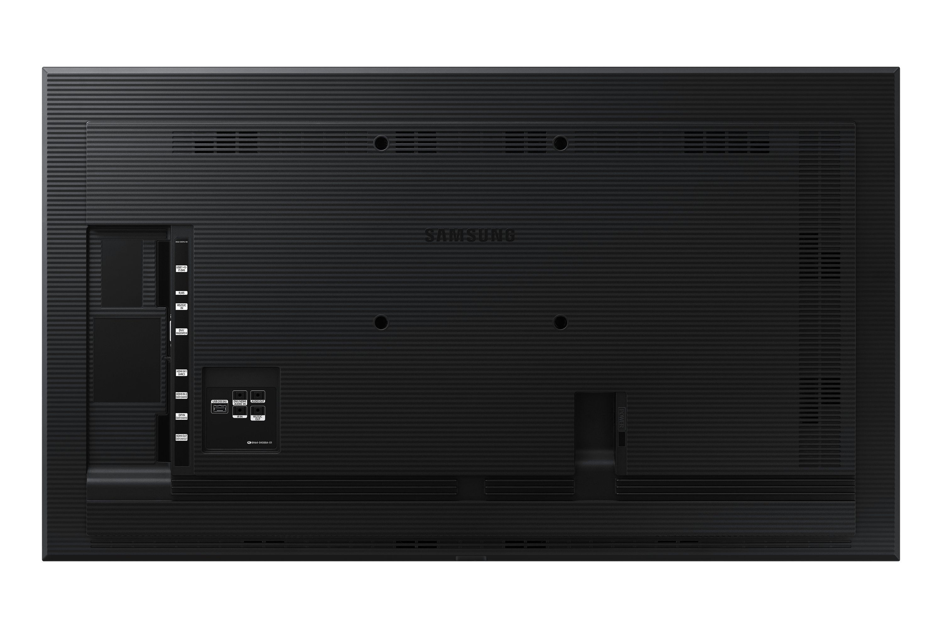 Monitor Digital Signage Qm55r Uhd 55" Samsung   Monitor Samsung Digital Signage Uhd 55" (Qm55r) / New Edge Led /3840x2160(16:9) /4000:1 /500cd/M2 / Uso 24/7 /Dvi-D / Dp / Hdmi (2) / Hdcp / Usb (2) /In-Out Jack St / Control Ext. Rs232c(I/O)