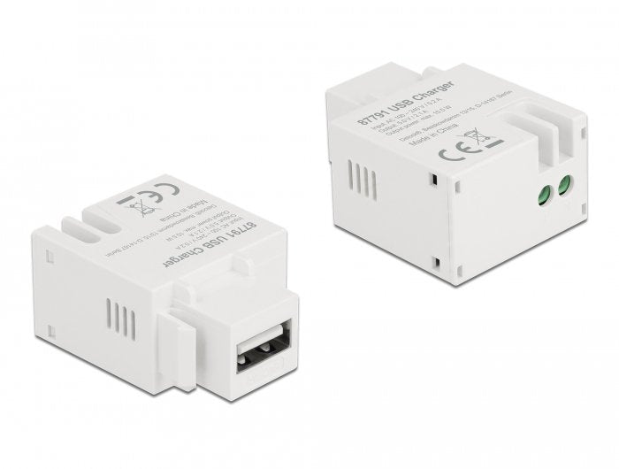 Keystone Modul Mit Usb Typ-A Ladebuchse 2,1 A Weiss