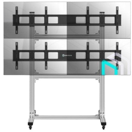 EAN 4603728441849 - ONKRON FSPRO2L22-S soporte para monitor 139,7 cm (55") Piso Aluminio, Negro imagen 2