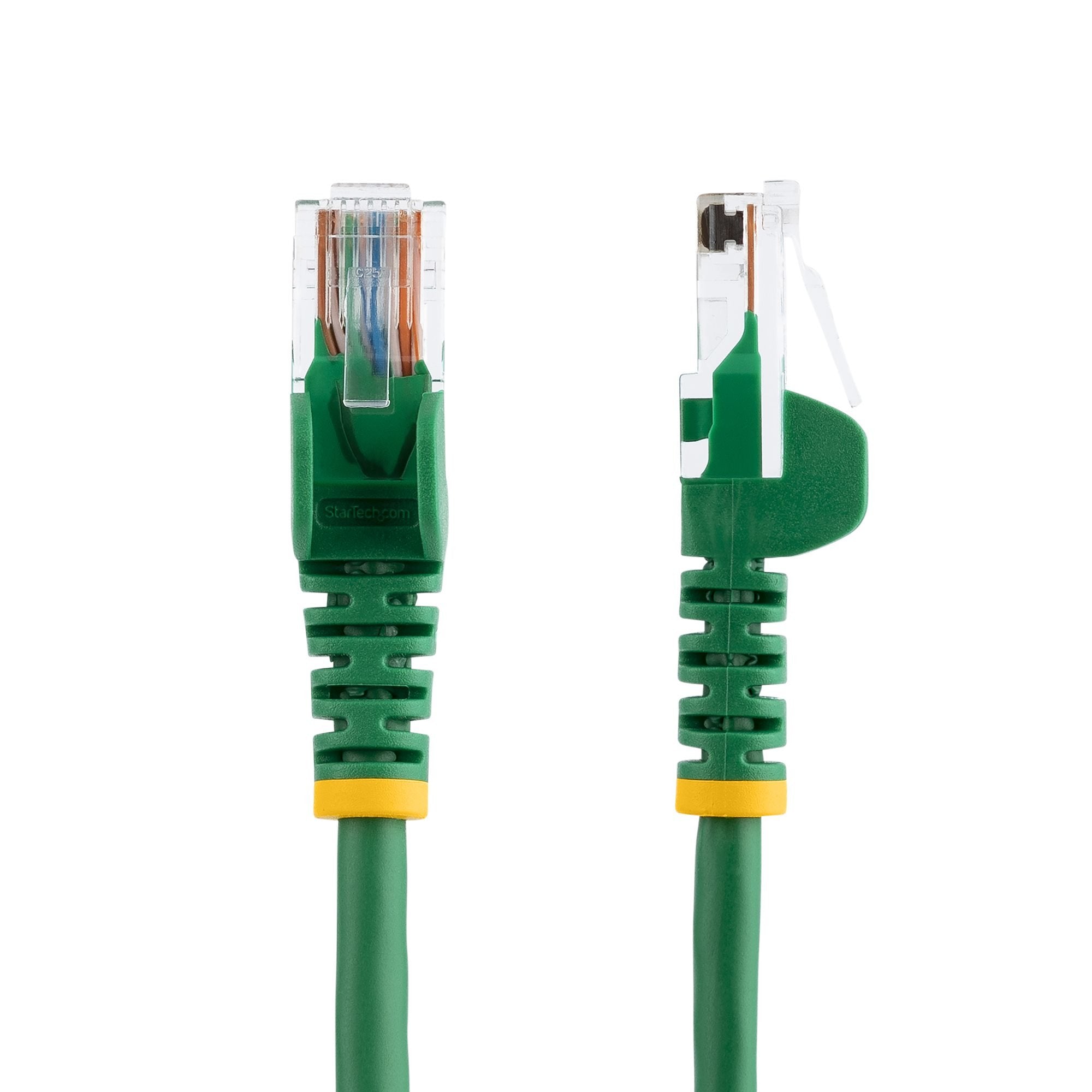 Cable De Red De 5m Verde Cat5e Cabl Ethernet Sin Enganche