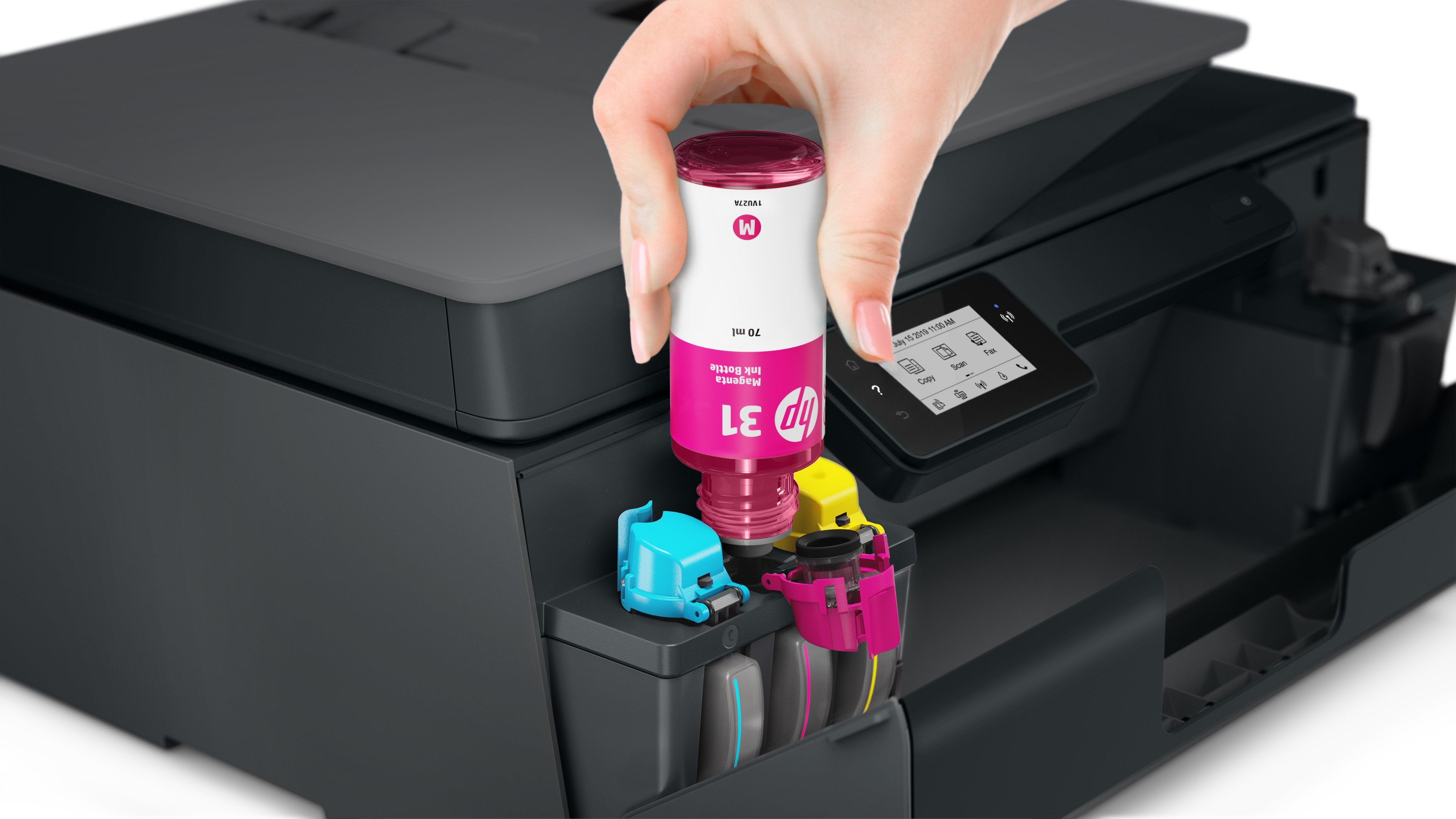 Multifunción Recargable Hp Smart Tank Plus 655 Wifi Fax Negra