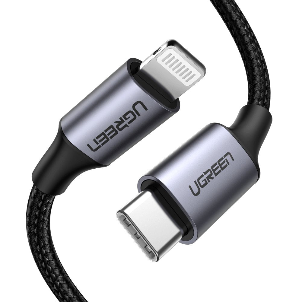 Cable  Ugreen Lightning To Type-C 1m Black