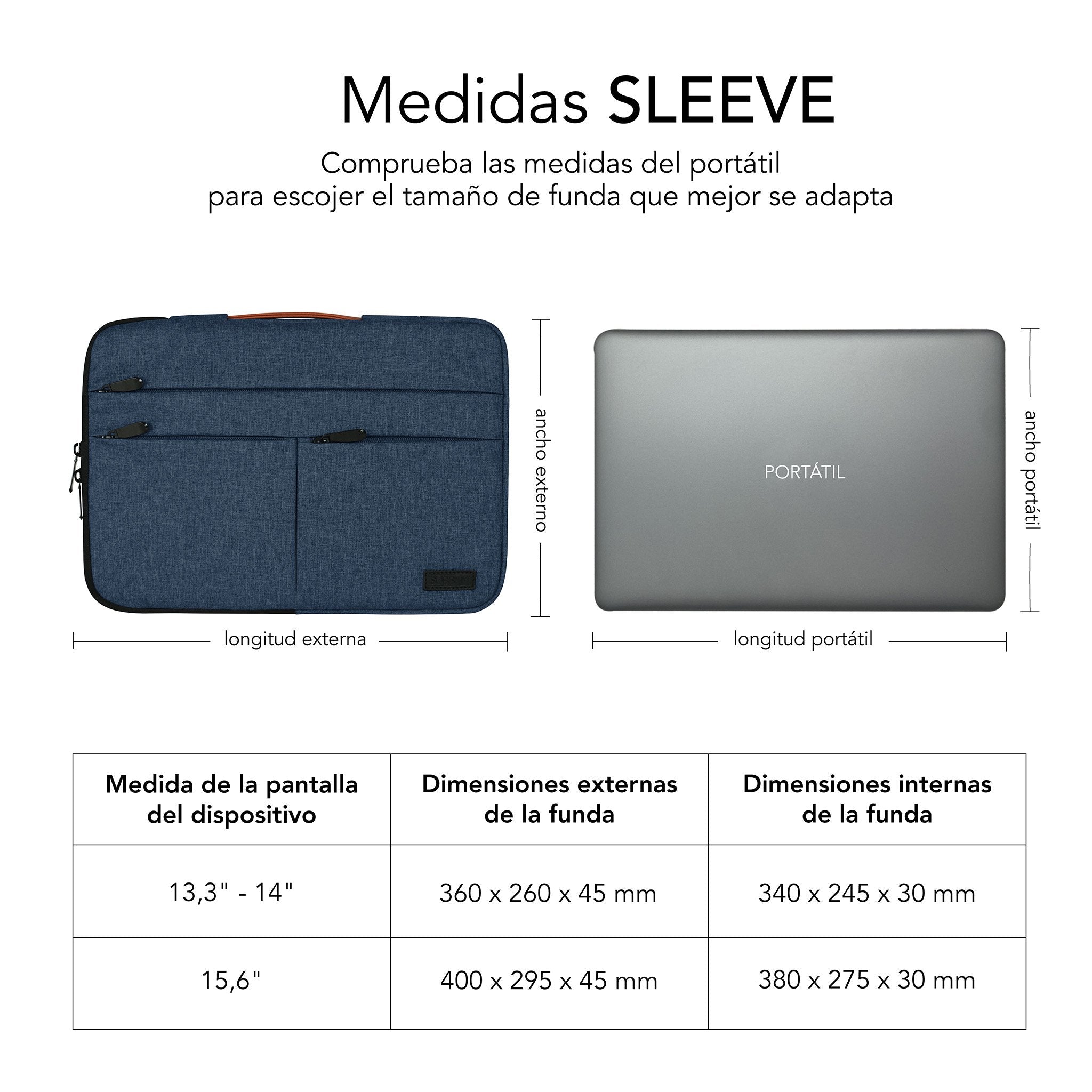 EAN 8436586742690 - SUBBLIM SUBLS-AP36003 maletines para portátil 35,6 cm (14") Azul imagen 7
