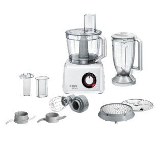 Robot De Cocina  Bosch Home Mc812w501 1000 W 3,9 L Blanco Balanza Integrada Blanco, 3,9 L, Blanco, Giratorio, Batir, Mezcla, Picar, Corte, Mezcla, Puré, 1,5 L, Ce, Eac, Vde