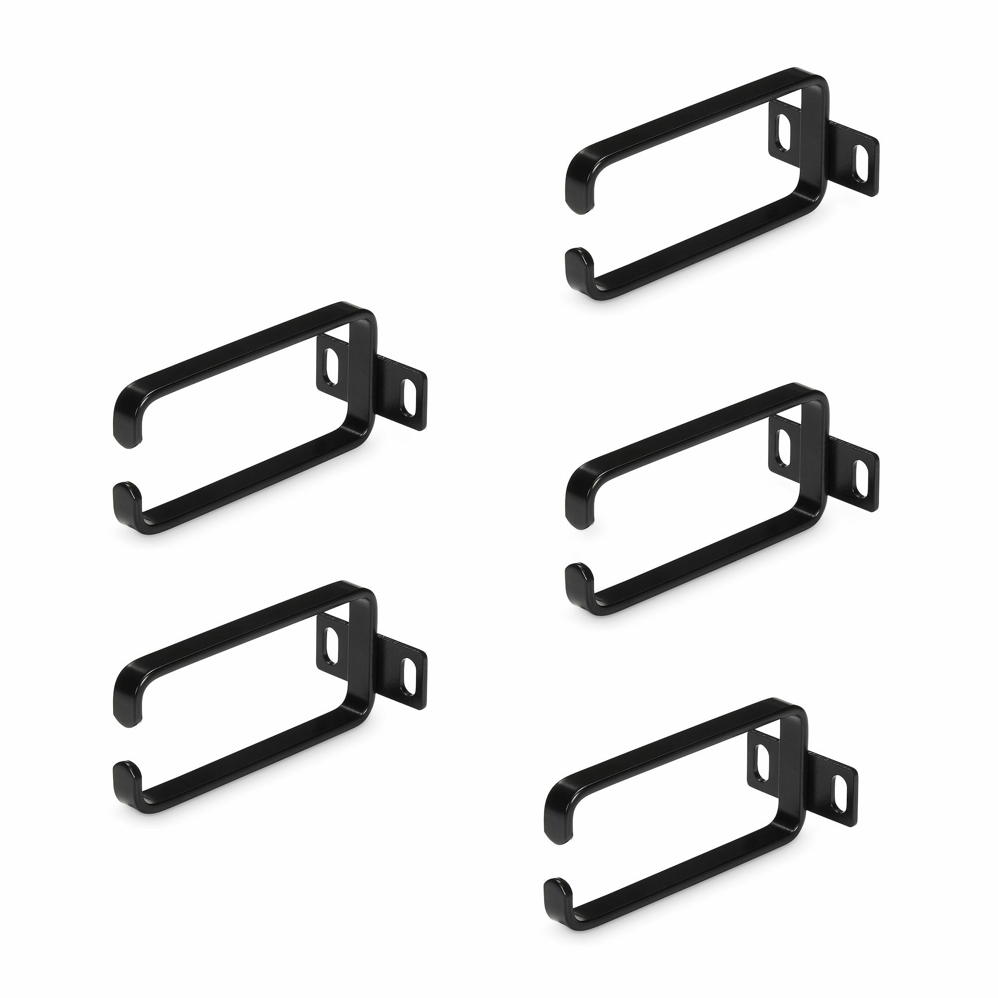 5-Pack 1u Vertical Cable  Management D-Ring Hooks,