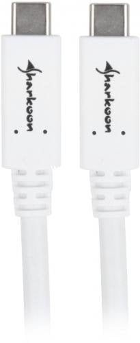EAN 4044951021178 - Sharkoon 4044951021178 cable USB USB 3.2 Gen 1 (3.1 Gen 1) 0,5 m USB C Blanco imagen 1