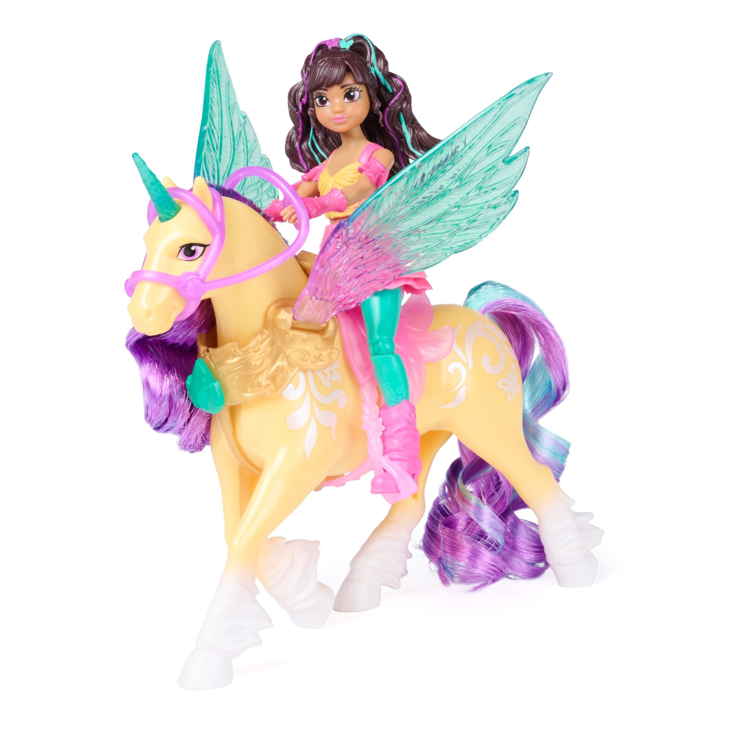 Spinmaster Unicorn Academy - Wing Magic Ava & Leaf Spielset 6076941