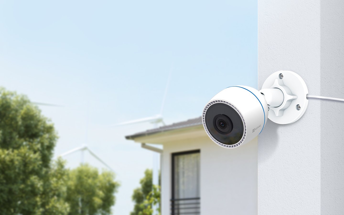 Ezviz H3c Bala Cámara De Seguridad Ip Exterior 1920 X 1080 Pixeles Pared
