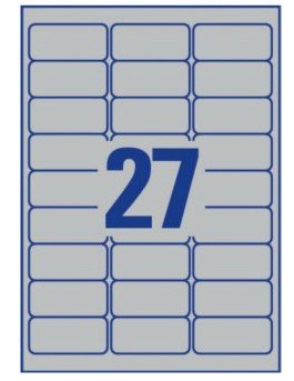 Avery Zweckform Typenschildetiketten 63,5 X 29,6 Mm